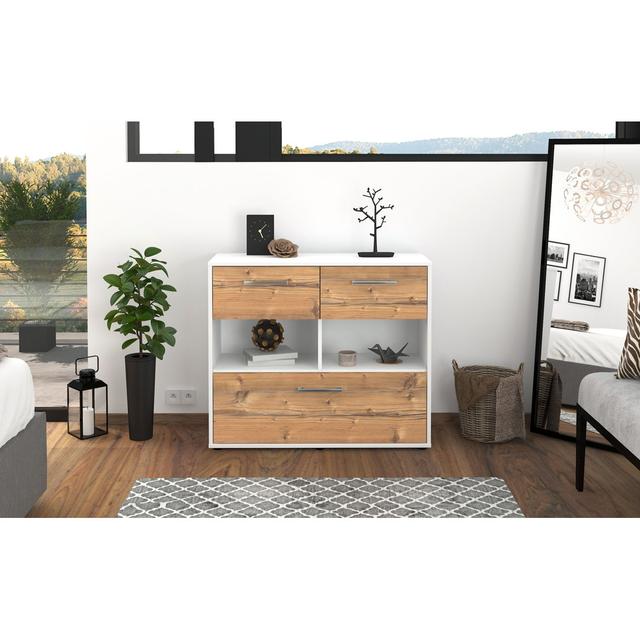 Sideboard Cosima ModernMoments Farbe (Korpus/Front): Kiefer\/Weiß on Productcaster.