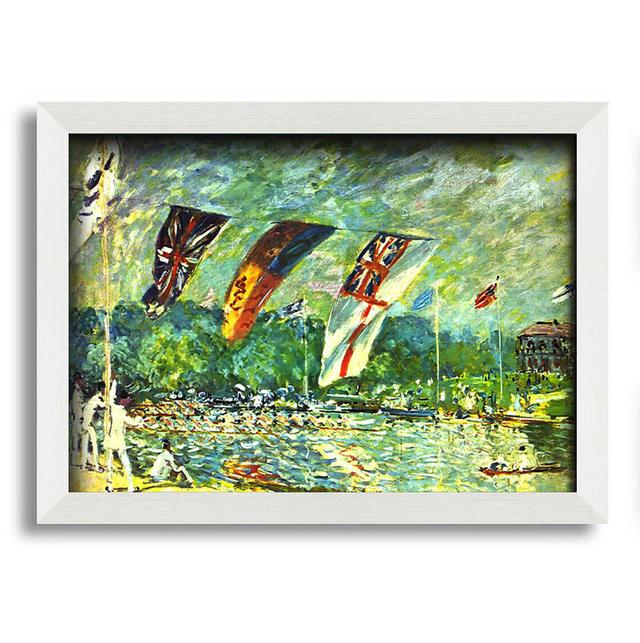 Sisley Regatta in Molesey - Single Picture Frame Art Prints ClassicLiving Size: 21cm H x 29.7cm W on Productcaster.