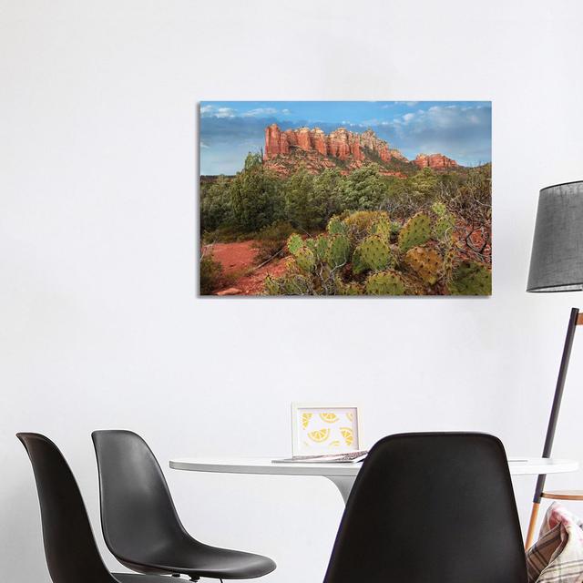 Coffee Pot Rock Near Sedona, Arizona by Tim Fitzharris - Wrapped Canvas Print Natur Pur Size: 66.04cm H x 101.6cm W x 3.81cm D on Productcaster.