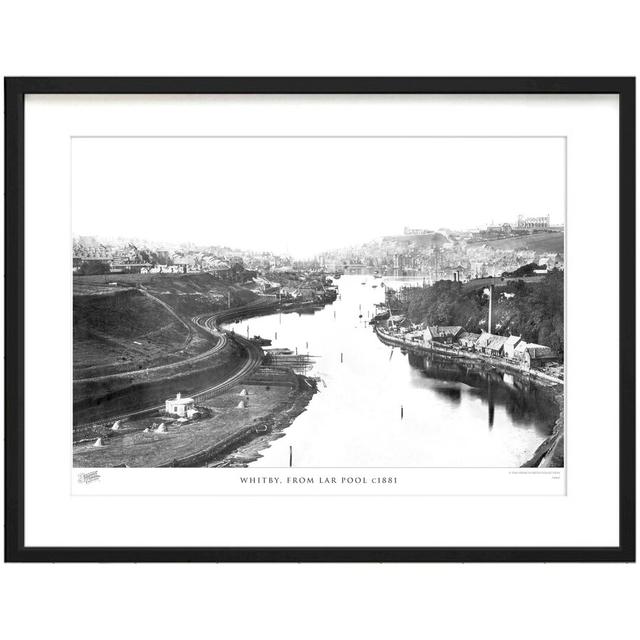 Whitby, From Lar Pool C1881 by Francis Frith - Single Picture Frame Print The Francis Frith Collection Size: 45cm H x 60cm W x 2.3cm D on Productcaster.