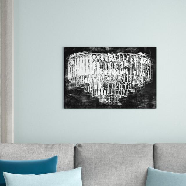 'Midcentury Chandelier' - Wrapped Canvas Graphic Art Print East Urban Home Size: 61cm H x 91cm W x 4cm D on Productcaster.