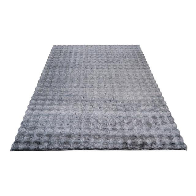 Montaz Uni Hand-tufted Hand Tufted Area Rug Ebern Designs Colour: Anthracite, Rug Size: Rectangular 160 x 230cm on Productcaster.