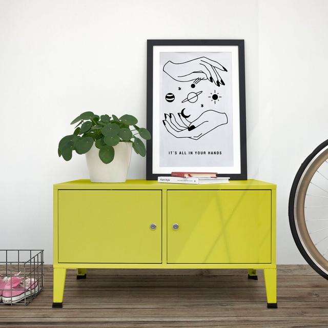 Barwell Sideboard Ebern Designs Colour: Yellow on Productcaster.