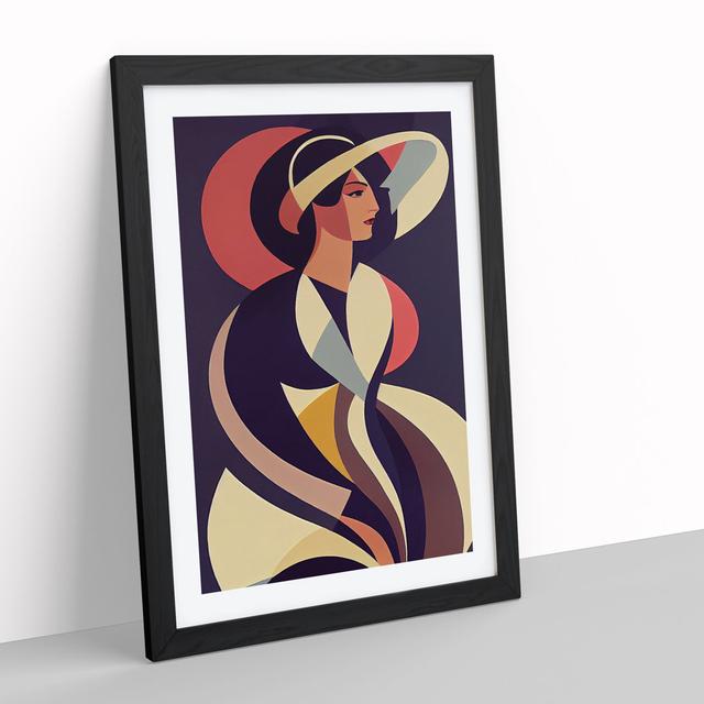 Woman No.6 - Picture Frame Graphic Art Fairmont Park Size: 46cm H x 34cm W x 2cm D, Frame Colour: Black on Productcaster.