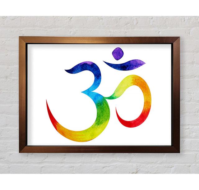 Chakra Om Colours 2 - Single Picture Frame Art Prints Bright Star Size: 59.1cm H x 84.1cm W on Productcaster.