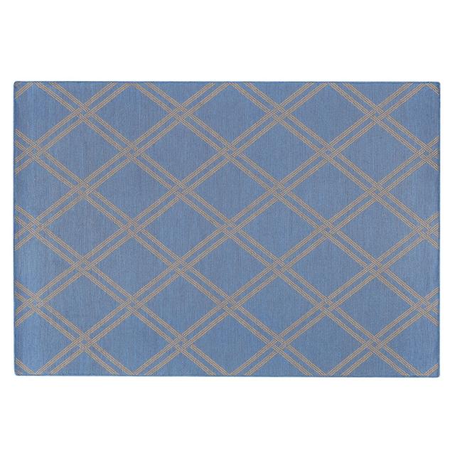 Janiecia Hand Knotted Blue/Beige Indoor/Outdoor Rug 17 Stories on Productcaster.