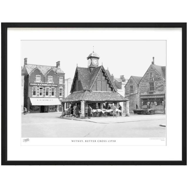 Witney, Butter Cross C1950 by Francis Frith - Single Picture Frame Print The Francis Frith Collection Size: 40cm H x 50cm W x 2.3cm D on Productcaster.