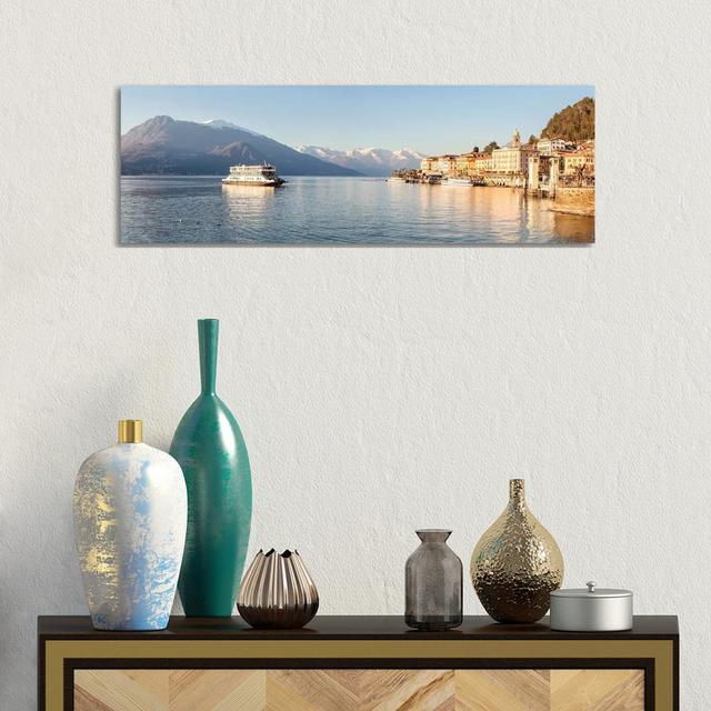 Bellagio Panoramic, Como Lake, Italy Union Rustic Size: 30.48cm H x 91.44cm W x 3.81cm D on Productcaster.