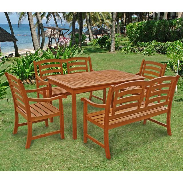 Izaguirre Rectangular 6 - Person 135cm Long Dining Set Dakota Fields on Productcaster.