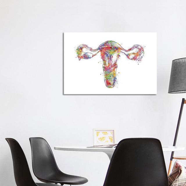 Uterus by Genefy Art - Wrapped Canvas Painting Happy Larry Size: 66.04cm H x 101.6cm W x 1.91cm D on Productcaster.