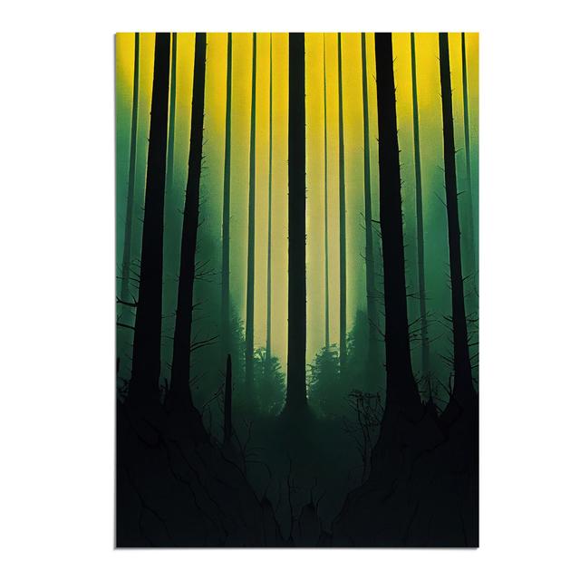 XV1022-4284X Sunlight Forest Abstract - Print Alpen Home Matte Colour: No Matte, Size: 59.4cm H x 42cm W, Format: Paper on Productcaster.