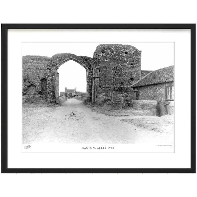 'Bacton, Abbey 1933' by Francis Frith - Picture Frame Photograph Print on Paper The Francis Frith Collection Size: 40cm H x 50cm W x 2.3cm D on Productcaster.