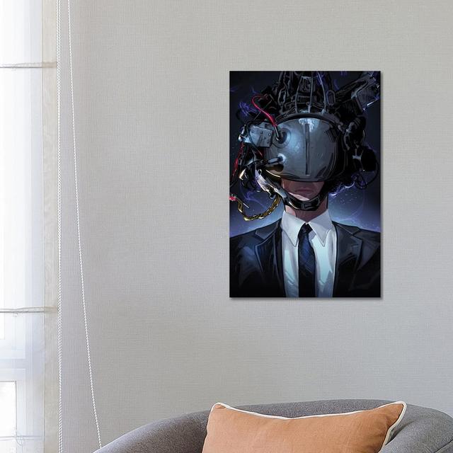 Johnny Mnemonic by Nikita Abakumov - Wrapped Canvas Graphic Art Metro Lane Size: 66.04cm H x 45.72cm W x 1.905cm D on Productcaster.