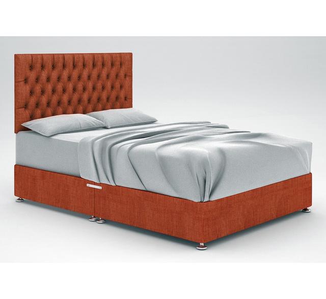 Zawacki Divan Bed Base 17 Stories Colour: Orange, Size: Small Double, Storage Type: No Storage on Productcaster.