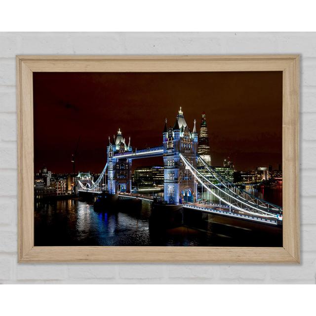 Tower Bridge From Guoman Hotel - Print Brayden Studio Size: 84.1cm H x 118.9cm W x 1.5cm D on Productcaster.