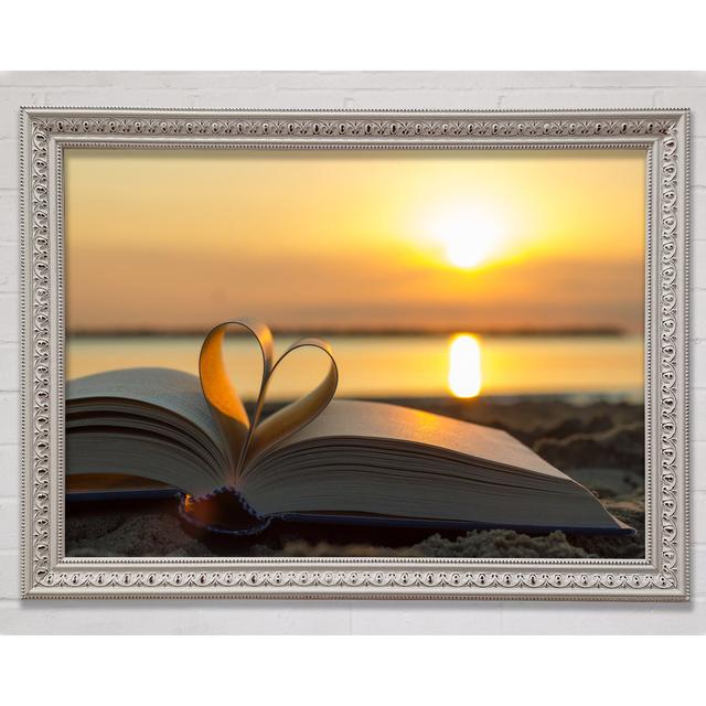 Love Book Framed Print Bright Star Size: 21cm H x 29.7cm W x 3cm D on Productcaster.