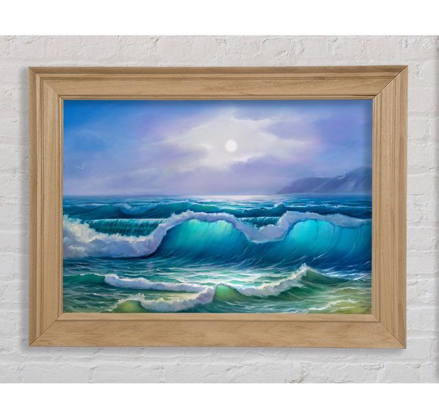 Waves Off The Coast - Print Bright Star Size: 106.68cm H x 151.63cm W x 8cm D on Productcaster.