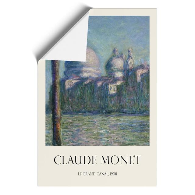 Le Grand Canal, Venice by Claude Monet - No Frame Print East Urban Home Size: 42cm H x 30cm W x 0.1cm D on Productcaster.