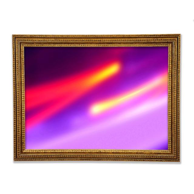 Light Orbs Framed Print Ivy Bronx Size: 59.1cm H x 84.1cm W x 3cm D on Productcaster.