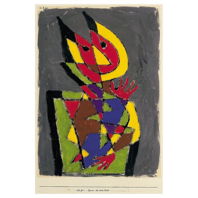 Leinwandbild Figurine des bunten Teufels Paul Klee 17 Stories on Productcaster.