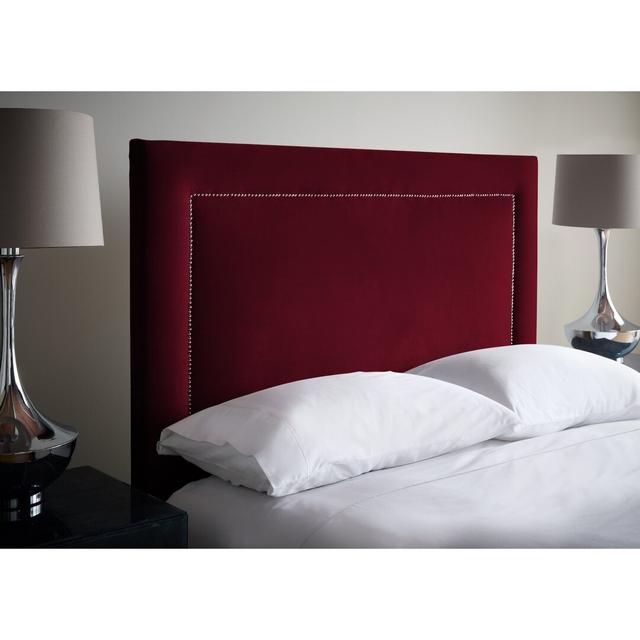 Pennington Upholstered Bed Frame Canora Grey Colour: Wine, Size: Small Double (4') on Productcaster.