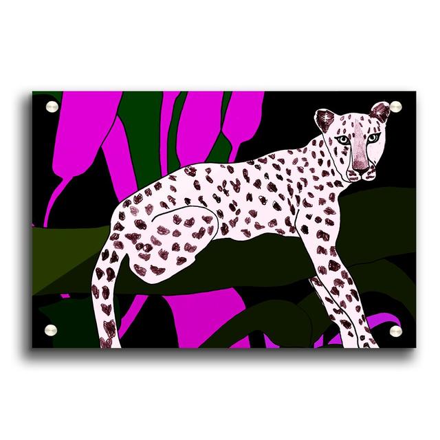 Pink Leopard Spots - Unframed Graphic Art Print on Paper East Urban Home Size: 21cm H x 29.7cm W on Productcaster.