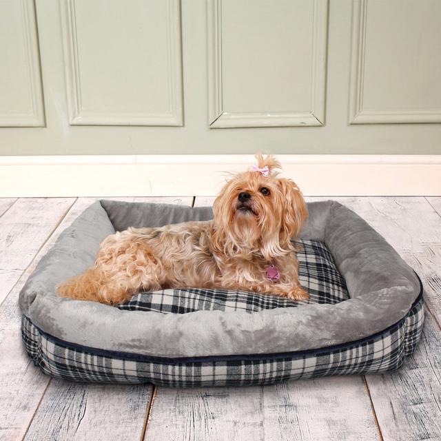 Winford Bolster Cushion in Grey Archie & Oscar Size: Large on Productcaster.