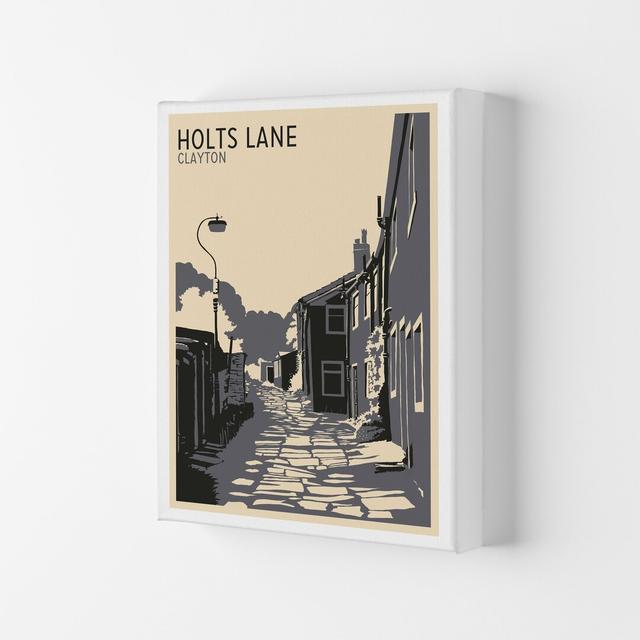 Holts Lane, Clayton by Richard O'Neill - Graphic Art Corrigan Studio Format: Wrapped Canvas, Size: 40cm H x 30cm W x 4cm D on Productcaster.