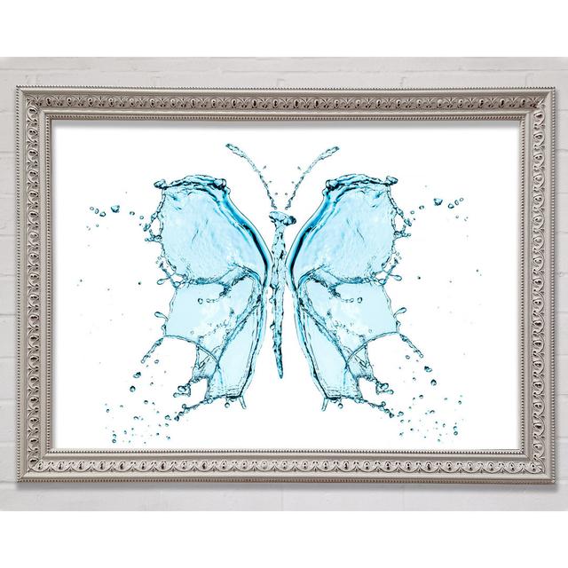 Water Butterfly - Print Bright Star Size: 42cm H x 59.1cm W x 3cm D on Productcaster.