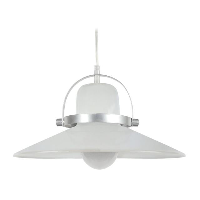 Dex 1 - Light Geometric Pendant Latitude Run Shade Colour: White on Productcaster.