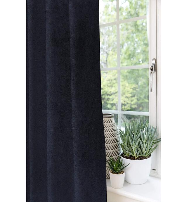 Symple Stuff Matt Velvet Curtains 2 Panels | Spice Orange Red Luxury Soft Made To Order Curtains & Drapes | Cotton Eyelet Fully Lined Width 228Cm (90” on Productcaster.