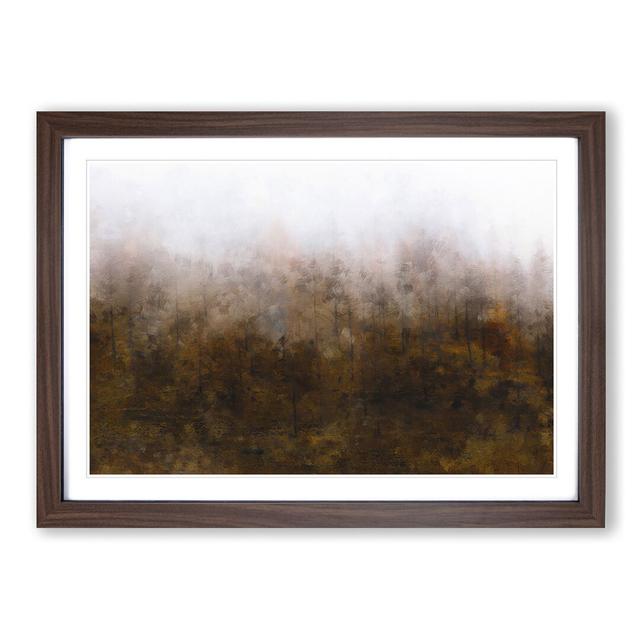 Lappach Forest in Italy - Picture Frame Painting Print East Urban Home Frame Option: Walnut Framed, Size: 62cm H x 87cm W x 2cm D on Productcaster.