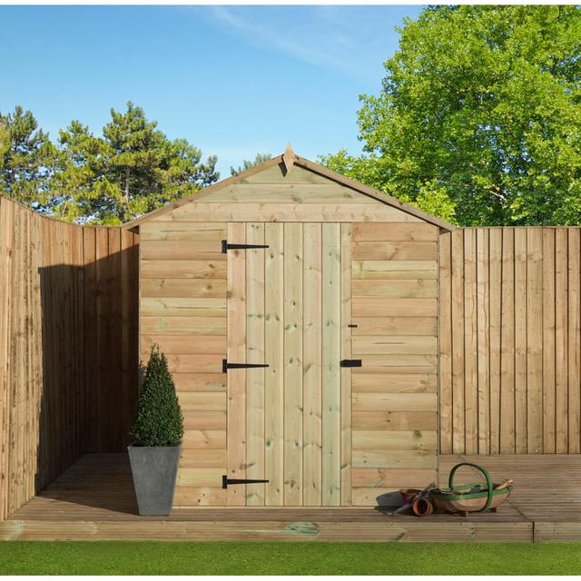 Premier Apex 5 Ft. W x 9 Ft. D Shiplap Wooden Shed Empire Sheds Ltd on Productcaster.