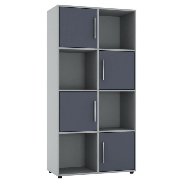 Bernold Bookcase 17 Stories Colour: Grey on Productcaster.