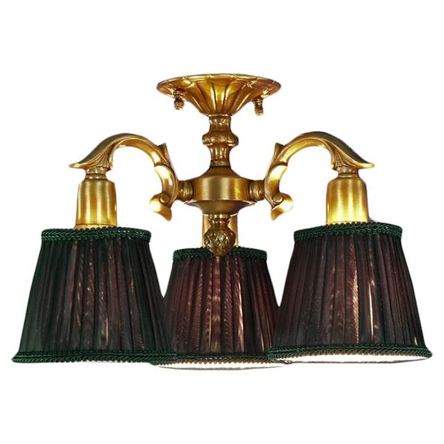 Crank Fabric Semi Flush Mount Astoria Grand Finish: Antique Silver on Productcaster.