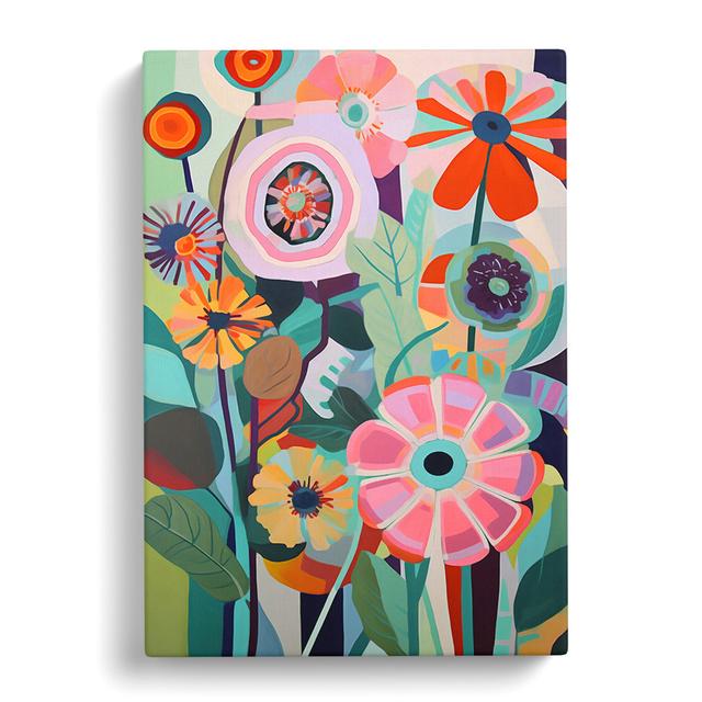 Mathiatis Flowers Orphism Vol.8 - Wrapped Canvas Graphic Art Marlow Home Co. Size: 50cm H x 35cm W x 3cm D on Productcaster.