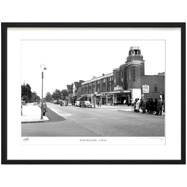 'Hounslow, C1954' by Francis Frith - Picture Frame Photograph Print on Paper The Francis Frith Collection Size: 28cm H x 36cm W x 2.3cm D on Productcaster.