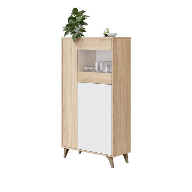 Maynard 77 Cm Wide Highboard Isabelline on Productcaster.