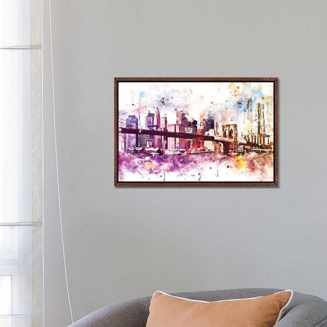 New York Dreams by Philippe Hugonnard - Gallery-Wrapped Canvas Giclée on Canvas Ebern Designs Format: Classic Wood Floater Frame, Size: 45.72cm H x 66 on Productcaster.