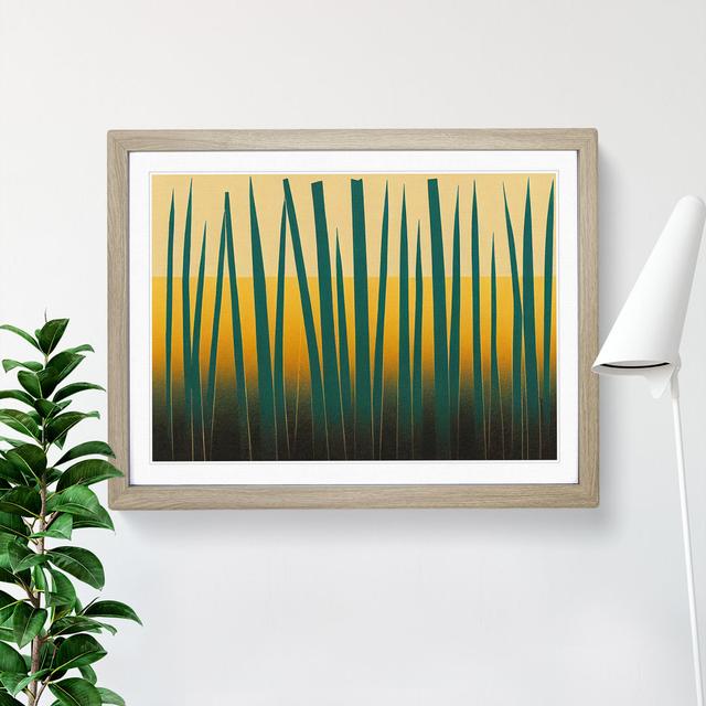 XH1022-6886X Phenomenal Bamboo Forest - Single Picture Frame Print Metro Lane Size: 46cm H x 64cm W x 2cm D, Format: Oak Framed on Productcaster.