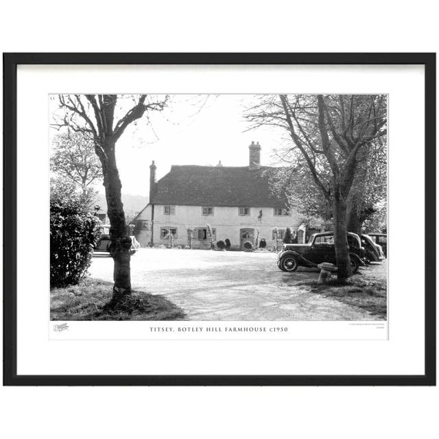 'Titsey, Botley Hill Farmhouse C1950' by Francis Frith - Picture Frame Photograph Print on Paper The Francis Frith Collection Size: 60cm H x 80cm W x on Productcaster.