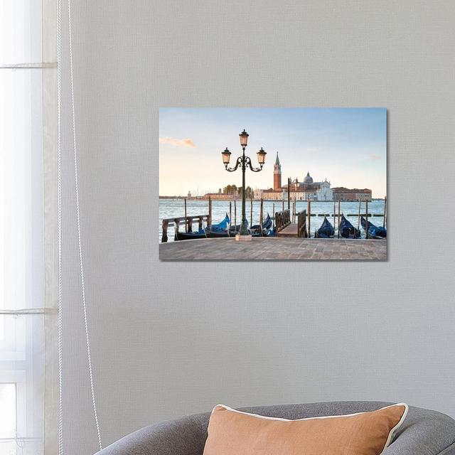 Venice, Italy by Jan Becke - Wrapped Canvas Gallery-Wrapped Canvas Giclée Breakwater Bay Size: 45.72cm H x 66.04cm W x x 3.81cm D on Productcaster.