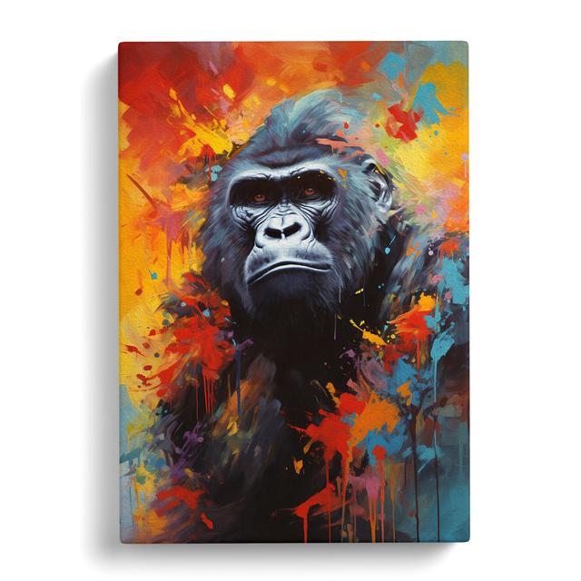 Gorilla Symbolism - Print Latitude Vive Size: 50cm H x 35cm W x 3cm D on Productcaster.