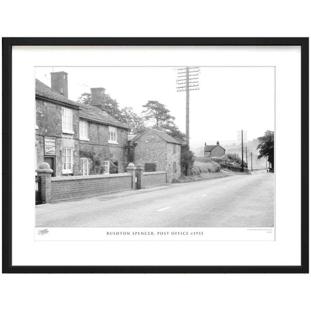 'Rushton Spencer, Post Office C1955' - Picture Frame Photograph Print on Paper The Francis Frith Collection Size: 28cm H x 36cm W x 2.3cm D on Productcaster.