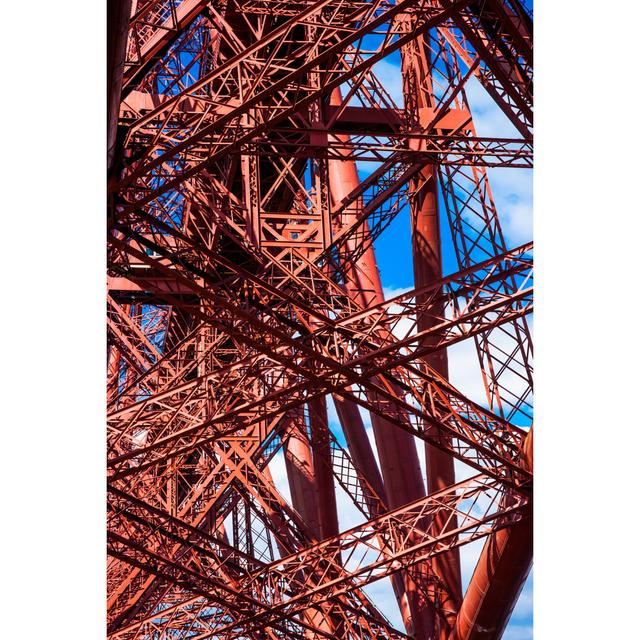 Beneath The Forth Bridge by Versevend - Wrapped Canvas Print 17 Stories Size: 46cm H x 30cm W on Productcaster.