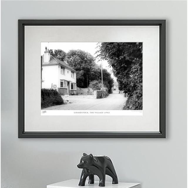 'Chardstock, the Village C1965' - Picture Frame Photograph Print on Paper The Francis Frith Collection Size: 45cm H x 60cm W x 2.3cm D on Productcaster.