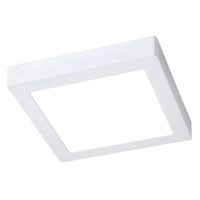 LED-Wandleuchte 1-flammig Noell Ebern Designs Größe: 3,5 cm H x 22,5 cm B x 22,5 cm T, Ausführung der Leuchte: weiß on Productcaster.