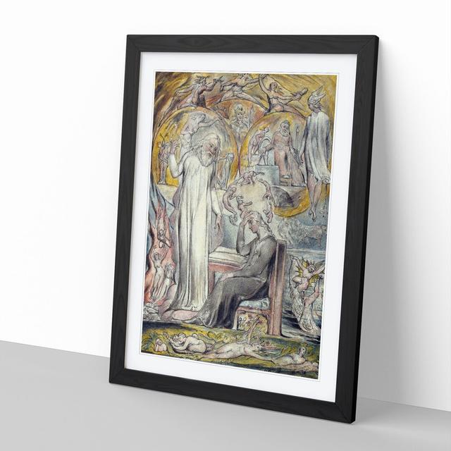 The Spirit of Plato by William Blake - Picture Frame Painting East Urban Home Size: 36cm H x 27cm W x 2cm D, Frame Option: Black Framed on Productcaster.