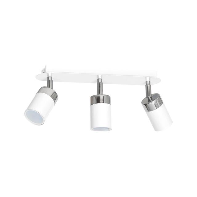 Hamel 3-Light 45cm Ceiling Spotlight Canora Grey Fixture Finish: White/Silver on Productcaster.