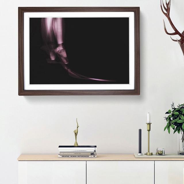 Ballerina in Abstract - Picture Frame Painting Print East Urban Home Frame Option: Walnut Framed, Size: 62cm H x 87cm W x 2cm D on Productcaster.